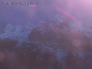 WebCam showing current Snow conditions in Mürren, ©Hotel Eiger