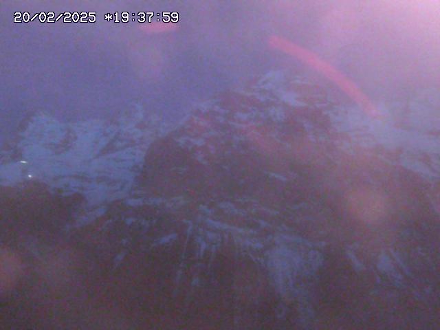 WebCam showing current Snow conditions in Mürren