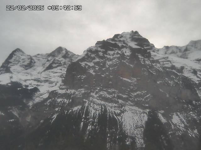 WebCam showing current Snow conditions in Mürren