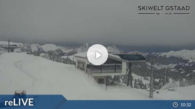 WebCam showing current Snow conditions in Saanenmöser