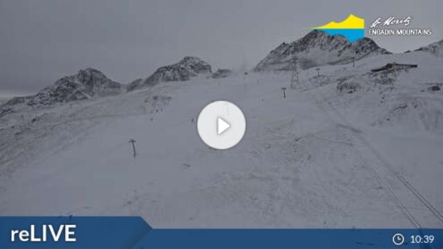 WebCam showing current Snow conditions in St. Moritz