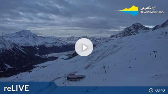 WebCam showing current Snow conditions in St. Moritz