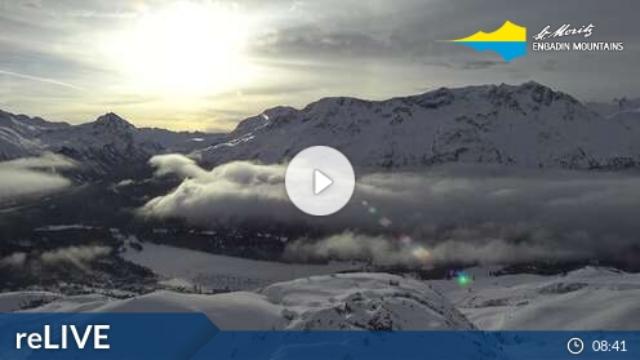 WebCam showing current Snow conditions in St. Moritz