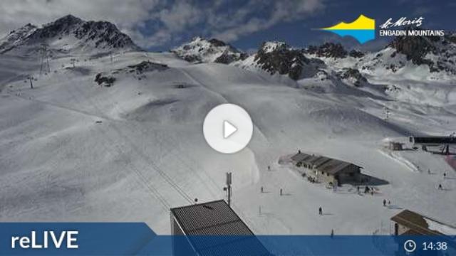 WebCam showing current Snow conditions in St. Moritz