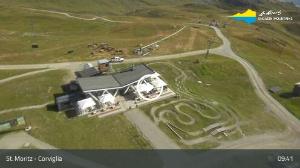 WebCam showing current Snow conditions in St. Moritz, &copy;wtvthmb.feratel.com