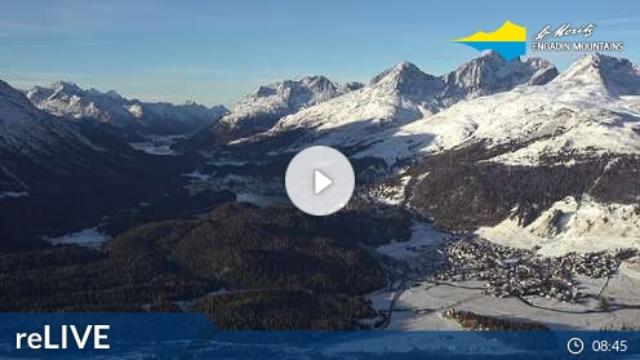 WebCam showing current Snow conditions in St. Moritz