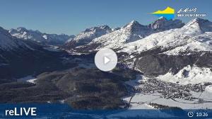 WebCam showing current Snow conditions in St. Moritz, ©wtvthmb.feratel.com