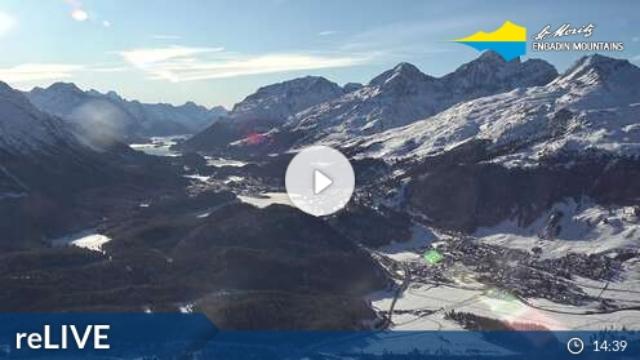 WebCam showing current Snow conditions in St. Moritz