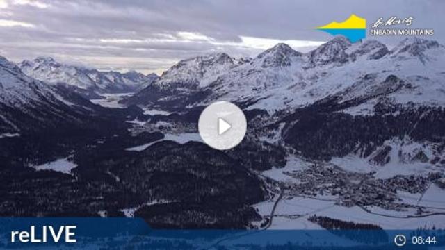 WebCam showing current Snow conditions in St. Moritz