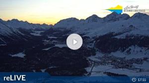 WebCam showing current Snow conditions in St. Moritz, ©wtvthmb.feratel.com