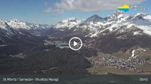 WebCam showing current Snow conditions in St. Moritz, &copy;wtvthmb.feratel.com