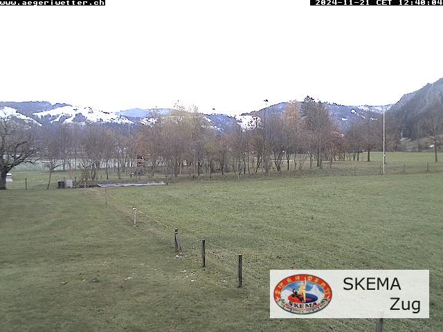 WebCam showing current Snow conditions in Unterägeri