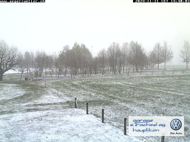 WebCam showing current Snow conditions in Unterägeri