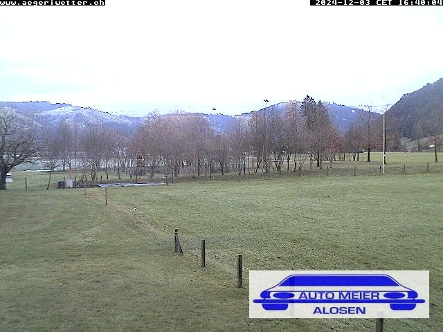 WebCam showing current Snow conditions in Unterägeri