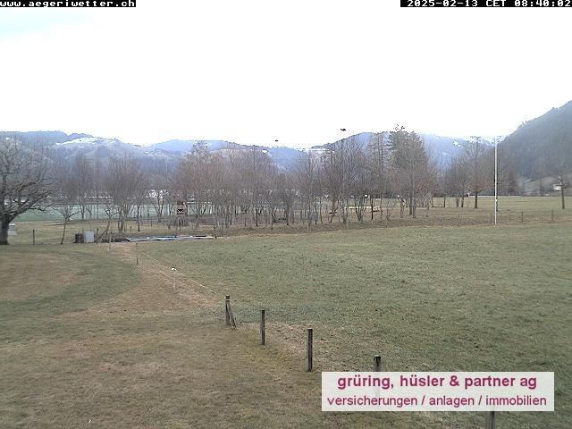 WebCam showing current Snow conditions in Unterägeri