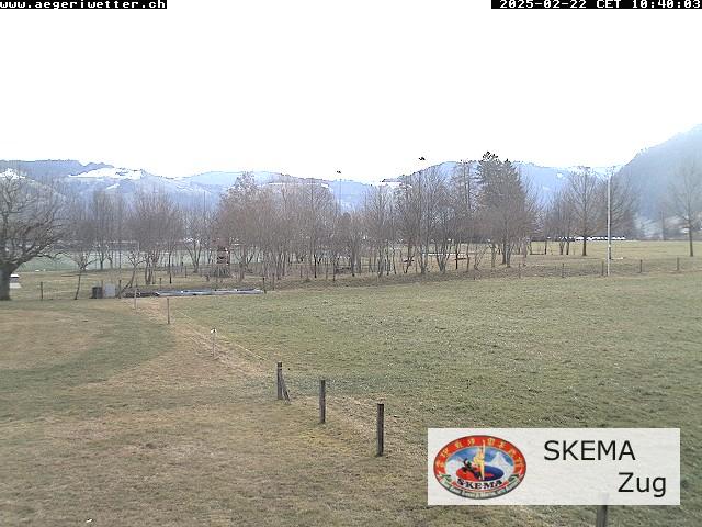 WebCam showing current Snow conditions in Unterägeri