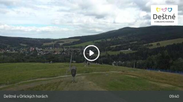 WebCam showing current Snow conditions in Deštné V Orlickych Horách