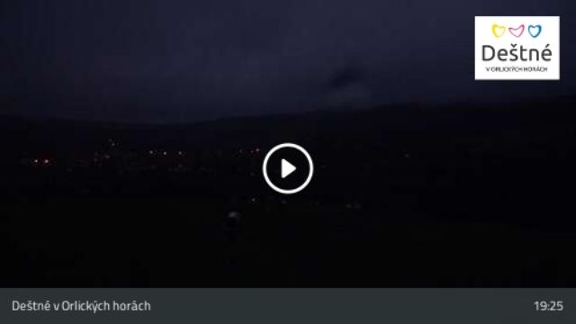 WebCam showing current Snow conditions in Deštné V Orlickych Horách