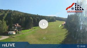 WebCam showing current Snow conditions in Harrachov, ©wtvthmb.feratel.com