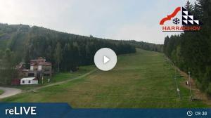 WebCam showing current Snow conditions in Harrachov, ©wtvthmb.feratel.com