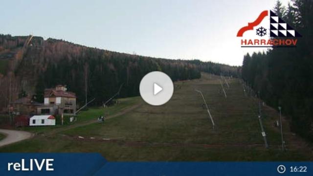 WebCam showing current Snow conditions in Harrachov