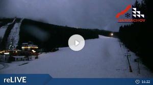 WebCam showing current Snow conditions in Harrachov, ©wtvthmb.feratel.com