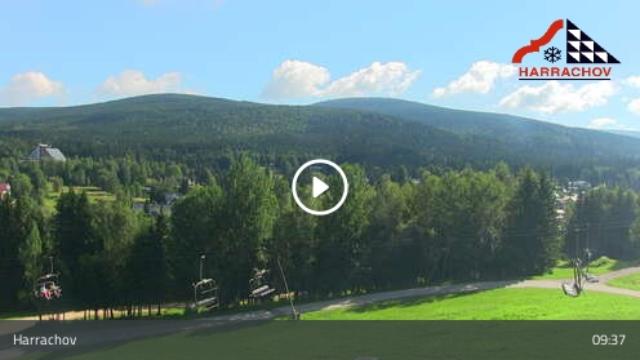 WebCam showing current Snow conditions in Harrachov