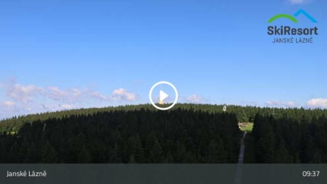 WebCam showing current Snow conditions in Janské Lázne