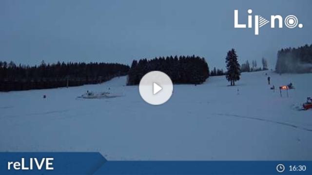 WebCam showing current Snow conditions in Lipno