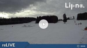 WebCam showing current Snow conditions in Lipno, ©wtvthmb.feratel.com