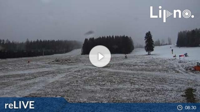 WebCam showing current Snow conditions in Lipno