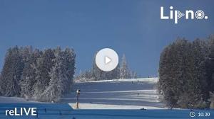 WebCam showing current Snow conditions in Lipno, ©wtvthmb.feratel.com