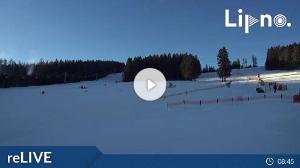 WebCam showing current Snow conditions in Lipno, ©wtvthmb.feratel.com