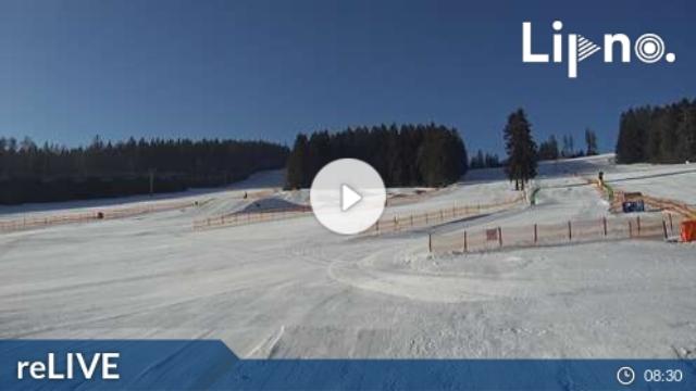 WebCam showing current Snow conditions in Lipno