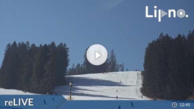 WebCam showing current Snow conditions in Lipno