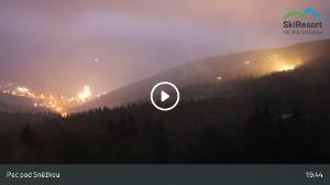 WebCam showing current Snow conditions in Pec pod Sněžkou, &copy;wtvthmb.feratel.com