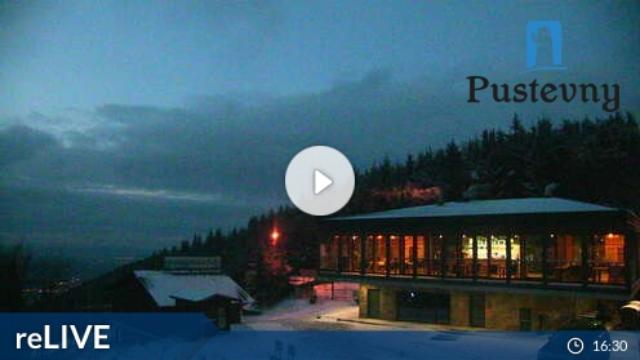 WebCam showing current Snow conditions in Pustevny