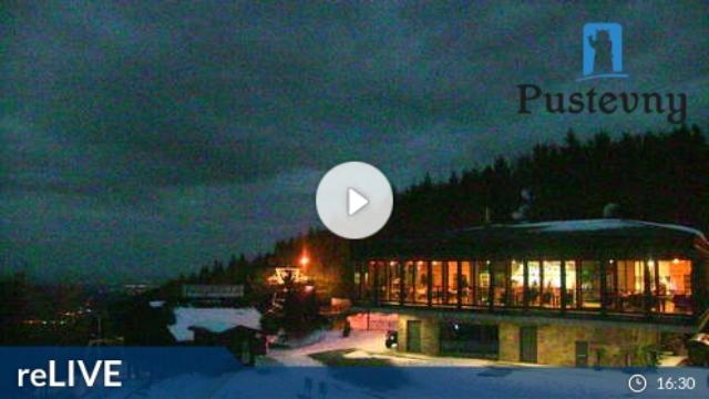 WebCam showing current Snow conditions in Pustevny