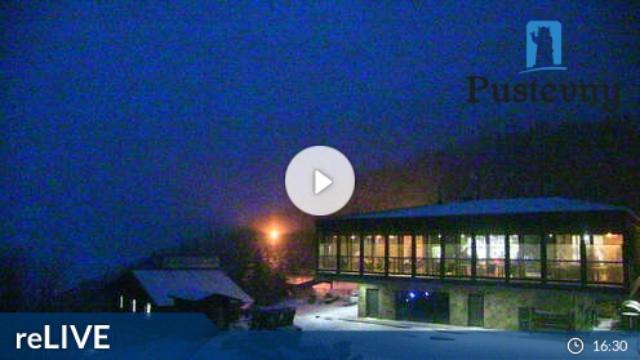 WebCam showing current Snow conditions in Pustevny