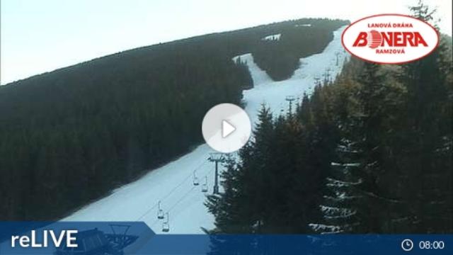 WebCam showing current Snow conditions in Ramzova - Petrikov