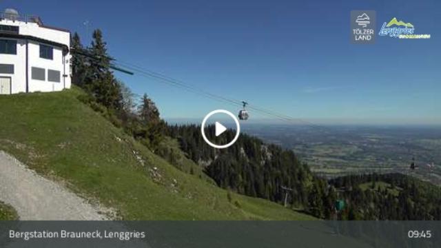WebCam showing current Snow conditions in Lenggries / Brauneck