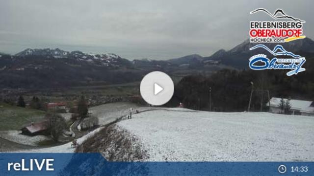 WebCam showing current Snow conditions in Oberaudorf