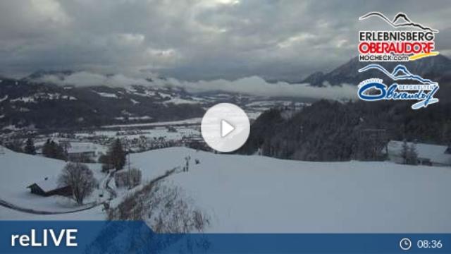 WebCam showing current Snow conditions in Oberaudorf