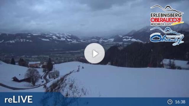 WebCam showing current Snow conditions in Oberaudorf