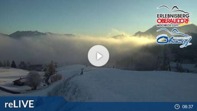 WebCam showing current Snow conditions in Oberaudorf