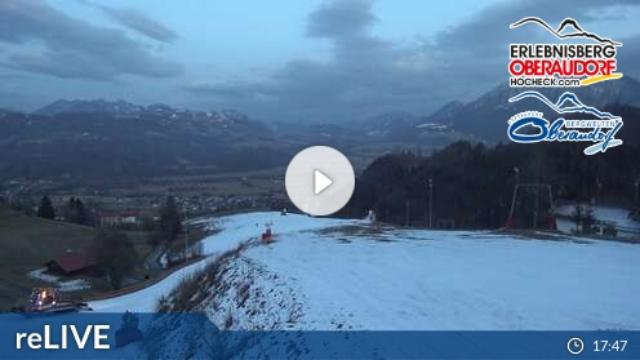 WebCam showing current Snow conditions in Oberaudorf