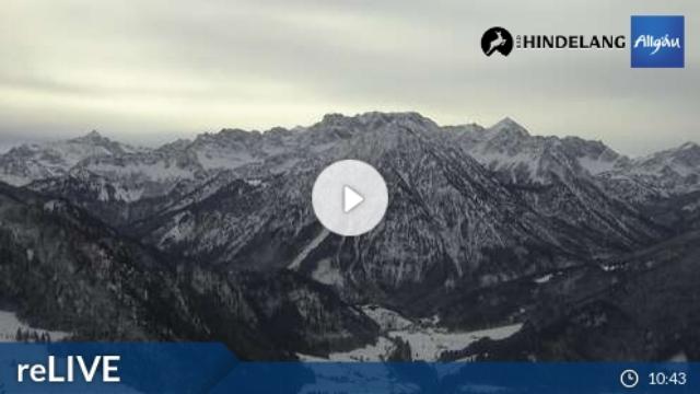 WebCam showing current Snow conditions in Oberjoch-Hindelang