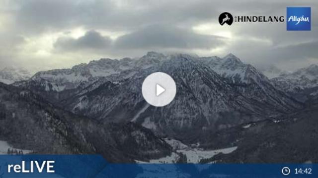 WebCam showing current Snow conditions in Oberjoch-Hindelang