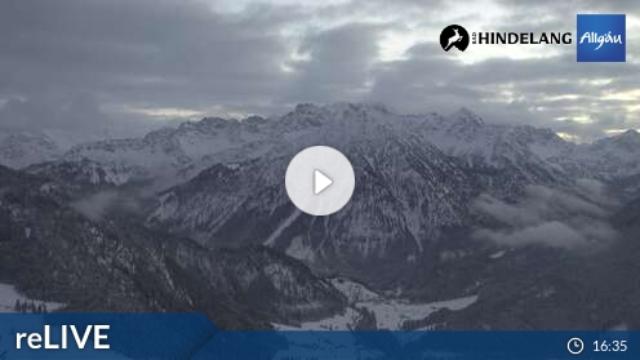 WebCam showing current Snow conditions in Oberjoch-Hindelang