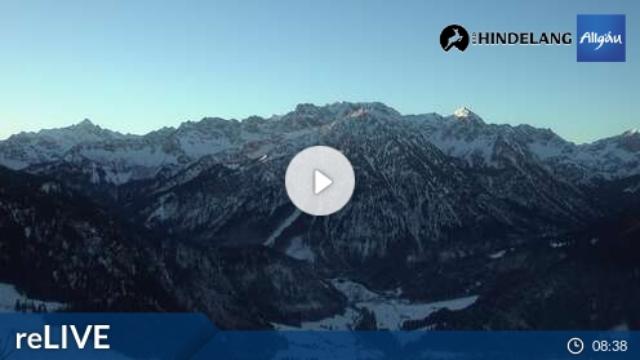 WebCam showing current Snow conditions in Oberjoch-Hindelang